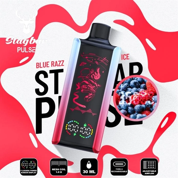 Blue razz lce