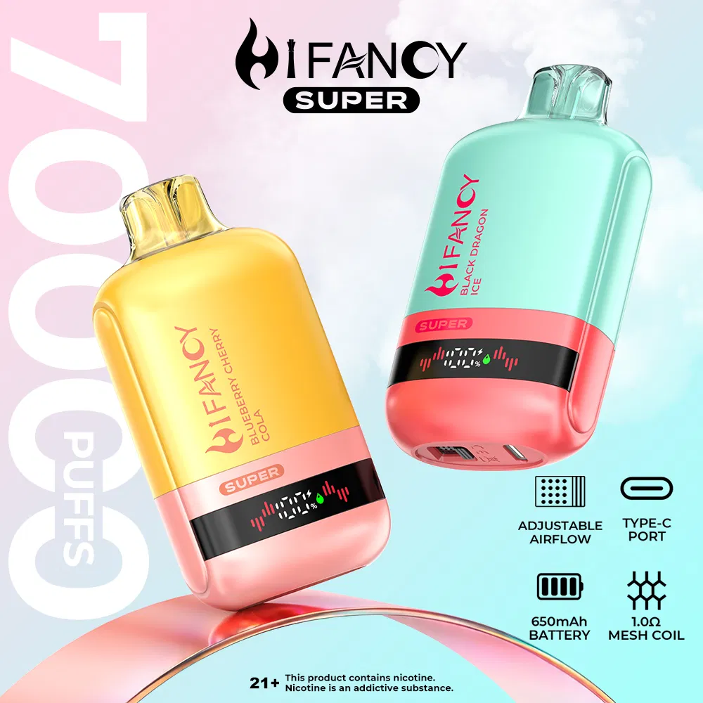 Hifancy Super 70000 Puff Vape z EU Warehouse Vape za ponovno polnjenje